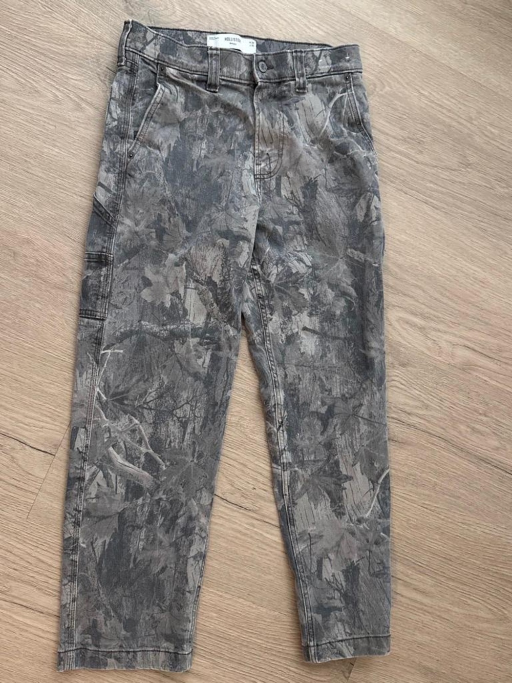 Men's Gray Camouflage Pants jeans by Hollister
